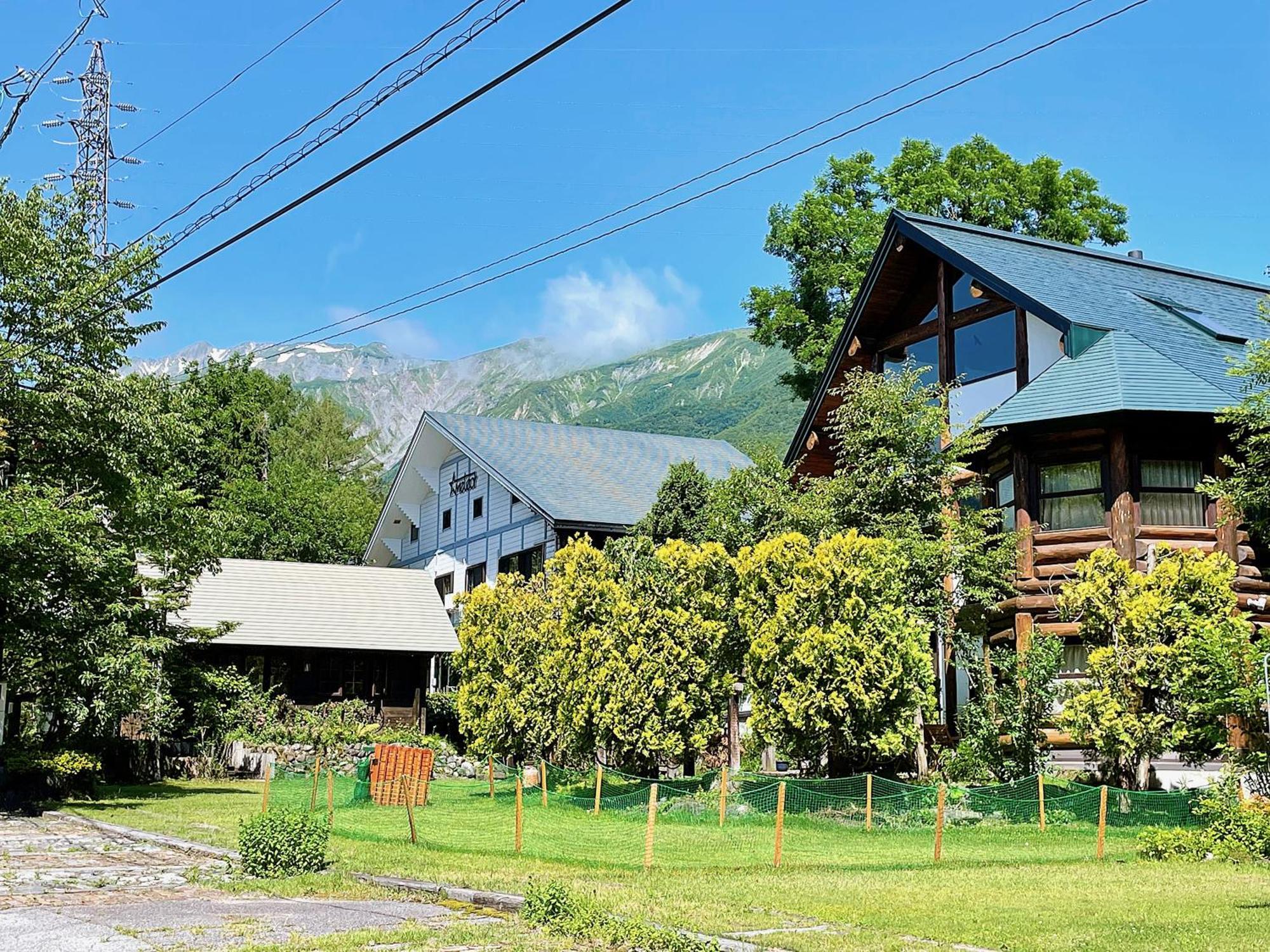 Hakuba Pension & Log Hotel Meteor Esterno foto
