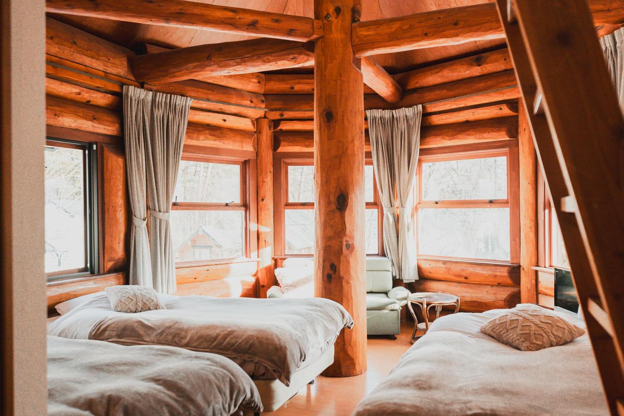 Hakuba Pension & Log Hotel Meteor Esterno foto