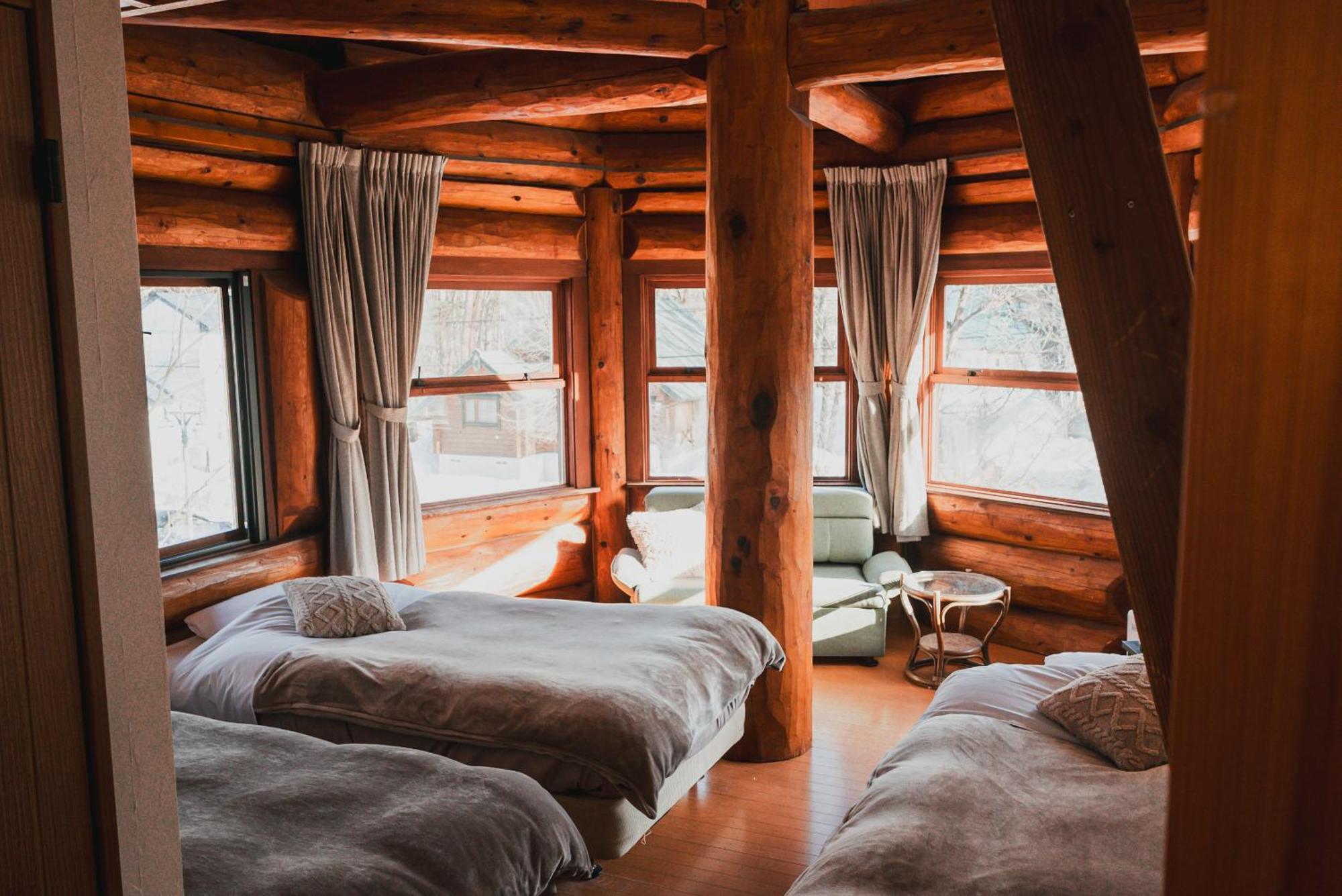 Hakuba Pension & Log Hotel Meteor Esterno foto